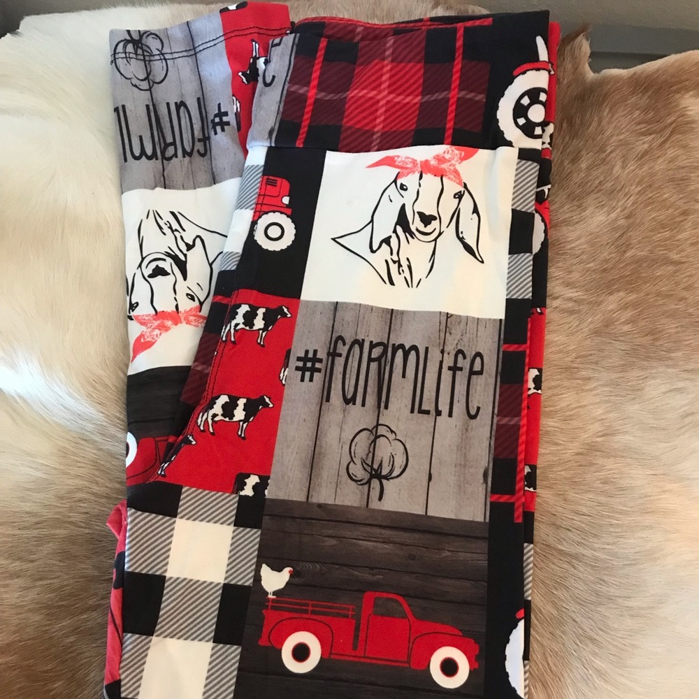 Goat & Farm Yoga  Waist Leggings